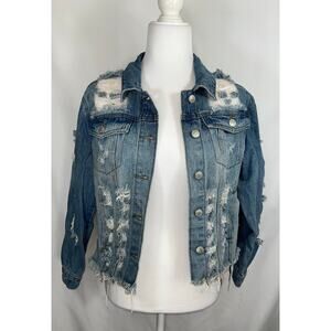 Thrill Jeans Denim Cutout Women’s Jacket